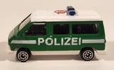 Rare Corgi Van Polizei 171 White and Green Die Cast Toy Car Vehicle