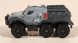 2018 Matchbox Jurassic World Armored Action Truck Light Grey Die Cast Toy Car Vehicle