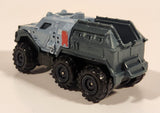 2018 Matchbox Jurassic World Armored Action Truck Light Grey Die Cast Toy Car Vehicle