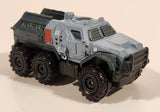 2018 Matchbox Jurassic World Armored Action Truck Light Grey Die Cast Toy Car Vehicle