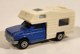 Vintage Majorette No. 278 Camping Car Pickup Truck 1/60 Scale Blue Die Cast Toy Car Vehicle