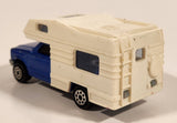 Vintage Majorette No. 278 Camping Car Pickup Truck 1/60 Scale Blue Die Cast Toy Car Vehicle