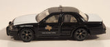 2020 Matchbox 2006 Ford Crown Victoria Texas Highway Patrol State Trooper Black and White Die Cast Toy Car Vehicle