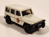2019 Matchbox Jurassic World: Island Transport Team '14 Mercedes-Benz G-Class Silver Die Cast Toy Car Vehicle