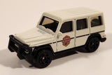 2019 Matchbox Jurassic World: Island Transport Team '14 Mercedes-Benz G-Class Silver Die Cast Toy Car Vehicle