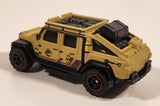 2022 Matchbox Jurassic World Dominion Jeep Gladiator Tan Die Cast Toy Car Vehicle
