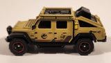 2022 Matchbox Jurassic World Dominion Jeep Gladiator Tan Die Cast Toy Car Vehicle
