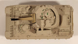 2002 Matchbox Bradley M2 Fighting Vehicle Tank Light Beige Brown Die Cast Toy Car Vehicle