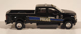 2018 Greenlight Dually Drivers 2019 Ford F-350 Lariat Pickup Truck Baltimore Police Black Die Cast Toy Car Vehicle