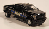 2018 Greenlight Dually Drivers 2019 Ford F-350 Lariat Pickup Truck Baltimore Police Black Die Cast Toy Car Vehicle