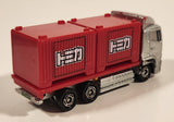 2017 Tomy Tomica No. 85 Mitsubishi Fuso Super Great Semi Truck Red Die Cast Toy Car Vehicle