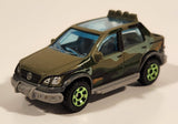 2019 Matchbox Jurassic World: MBX Entertainment Mercedes-Benz ML 320 A.A.V. Matte Olive Green Die Cast Toy Car Vehicle