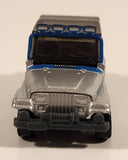2018 Matchbox Jurassic World Jeep Wrangler Silver Die Cast Toy Car Vehicle
