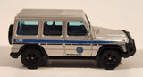 2022 Matchbox Jurassic World Dominion '18 Jeep Wrangler JL Light Grey Die Cast Toy Car Vehicle