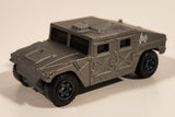 2025 Matchbox Jurassic World Rebirth Humvee Metalflake Grey Die Cast Toy Car Vehicle