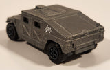 2025 Matchbox Jurassic World Rebirth Humvee Metalflake Grey Die Cast Toy Car Vehicle