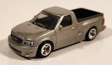 2021 Hot Wheels Car Culture: Hyper Haulers '99 Ford F-150 SVT Lightning Pickup Truck Metalflake Silver Die Cast Toy Car Vehicle