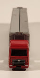 2009 Tomy Tomica No. 77 Hino Profia Transport Semi Truck and Trailer Red and Silver Die Cast Toy Car Vehicle