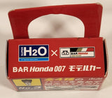 Asahi Soft Drinks Super H2O No. 3 B-A-R Honda 007 Takuma Sato Miniature Model Kit Toy Race Car Vehicle Part New in Package