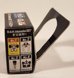 Asahi Soft Drinks Super H2O No. 1 B-A-R Honda 007 Takuma Sato Miniature Model Kit Toy Race Car Vehicle Part New in Package