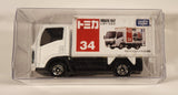 2024 Tomy Tomica No. 34 Isuzu Elf Delivery Truck White Die Cast Toy Car Vehicle