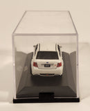Suburu WRX STI Pearl White Die Cast Toy Car Vehicle In Display Case