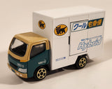 Tomica Hybrid Kuroneko Yamato Transport Truck M8010 Green Tan White Die Cast Toy Car Vehicle with Opening Rear and Side Door New in Box