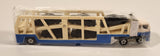 Tomy Tomica No. 131 Mitsubishi Fuso Super Great Transport Truck Teal and White Die Cast Toy Car Vehicle New in Box