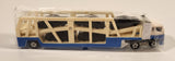 Tomy Tomica No. 131 Mitsubishi Fuso Super Great Transport Truck Teal and White Die Cast Toy Car Vehicle New in Box
