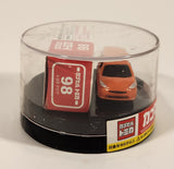 Takara Tomy Wonda No. 98 Toyota Aqua Orange Miniature Die Cast Toy Car Vehicle New in Display Case