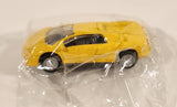 Kyosho Lamborghini Diablo Yellow Miniature 1/100 Scale Die Cast Toy Car Vehicle New in Package