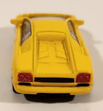 Kyosho Lamborghini Diablo Yellow Miniature 1/100 Scale Die Cast Toy Car Vehicle New in Package