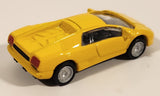 Kyosho Lamborghini Diablo Yellow Miniature 1/100 Scale Die Cast Toy Car Vehicle New in Package