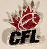 CFL Canadian Football League Logo Emblem 1 1/8" x 1 1/2" Embroidered Fabric Patch Badge