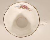 Vintage Royal Albert Bone China England Tranquility Pink Rose Flowers Tea Cup & Saucer Set