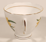 Vintage Royal Vale Bone China Daffodil Yellow Flowers Tea Cup & Saucer Set