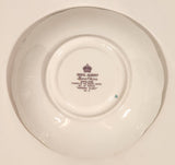 Vintage Royal Albert Bone China England Flower Of The Month Series Set of Twelve No. 9 "Morning Glory" Blue Purple Flowers Tea Cup & Saucer Set