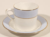 Rosina Bone China Espresso Demitasse Cup and Saucer Set Made in England