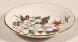 Vintage Royal Grafton Fine Bone China Dogwood Flower 3 7/8" Trinket Dish Plate