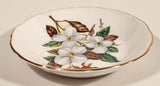 Vintage Royal Grafton Fine Bone China Dogwood Flower 3 7/8" Trinket Dish Plate