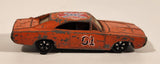 Vintage 1981 Warner Bro. ERTL Dukes of Hazzard General Lee Orange Die Cast Toy Muscle Car Vehicle TV Show Collectible