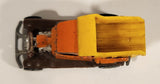 1980 Hot Wheels Dumpin' A Dump Truck Orange Die Cast Toy Car Vehicle