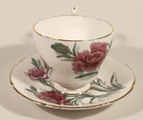 Vintage Paragon Pink Carnation Flowers Tea Cup & Saucer Set