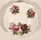 Vintage Royal Albert Bone China England Red and Pink Rose Flowers Tea Cup & Saucer Set