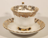 Vintage Royal Albert Bone China England Mother Ornate Gold Pattern Tea Cup & Saucer Set