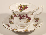 Vintage Royal Albert From Sea To Sea Fall Autumn Maple Leaf Pattern Tea Cup & Saucer Set