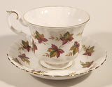 Vintage Royal Albert From Sea To Sea Fall Autumn Maple Leaf Pattern Tea Cup & Saucer Set