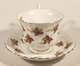 Vintage Royal Albert From Sea To Sea Fall Autumn Maple Leaf Pattern Tea Cup & Saucer Set