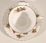 Vintage Royal Albert From Sea To Sea Fall Autumn Maple Leaf Pattern Tea Cup & Saucer Set