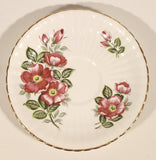 Vintage Royal Windsor Bone China Floral Emblem of Alberta The Wild Rose Red Roses Flowers Tea Cup & Saucer Set